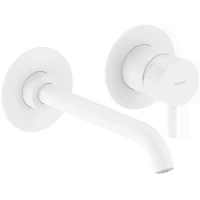 Смеситель для раковины Ravak Espirit ES 019.10WV.O1 X070241 встраиваемый, без донного клапана, белый матовый