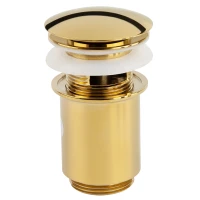 Донный клапан с переливом Kaiser 8011GOLD
