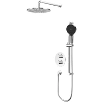 Душевой комплект Whitecross Y YSET09TOPCR 300 мм, с термостатом, хром