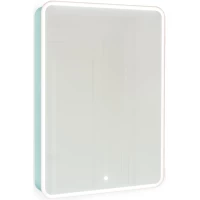 Зеркальный шкаф 60x85,5 см бирюзовый бриз R Jorno Pastel Pas.03.60/BL