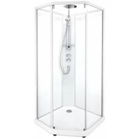 Душевая кабина 90x90x215 см IDO Showerama 10-5 Comfort 558.201.301 прозрачное