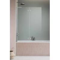 Шторка на ванну Radaway Essenza 8 SL Brushed Nickel PND II 110 Left 10500110-91-01L 110 см L, профиль никель матовый, стекло прозрачное