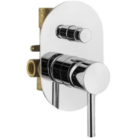 Смеситель для ванны Plumberia Selection IXO KIT1001CR встраиваемый, хром