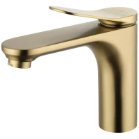 Смеситель для раковины Wonzon & Woghand WW-A40482-BG золотой матовый