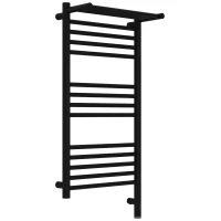 Полотенцесушитель электрический Сунержа Богема с полкой 3.1 31-6007-8040 800x400, МЭМ правый, черный матовый