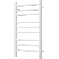 Полотенцесушитель электрический Point Вега П9 PN71858W 790x530, диммер правый, белый матовый