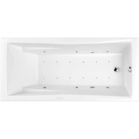 Акриловая ванна Whitecross Palace 0104.170075.100.RELAX.CR 169,5x75 см, с гидромассажем, белый