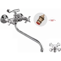 Смеситель для ванны D-Lin D147825 универсальный, с душевым гарнитуром, хром