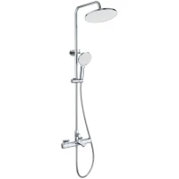 Душевая система Wonzon & Woghand Solid WW-C3011-A-CR 255 мм, с термостатом, хром