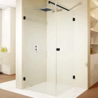 Душевой уголок Riho Scandic NXT X201 G001036121 77,2x97,2 см R, профиль черный матовый, стекло прозрачное