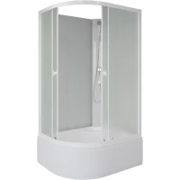 Душевая кабина 100x80x195 см Niagara P100/80/40R/MT/BK матовое