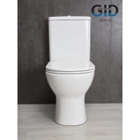 Унитаз-компакт GID Tn2123 безободковый, с сиденьем микролифт, белый