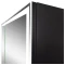 Зеркальный шкаф 100x80 см черный матовый Art&Max Techno AM-Tec-1000-800-2D-F-Nero - 3