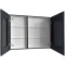 Зеркальный шкаф 100x80 см черный матовый Art&Max Techno AM-Tec-1000-800-2D-F-Nero - 2