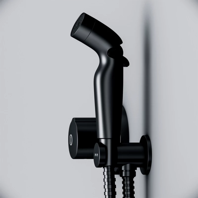 Гигиенический душ Am.Pm X-Joy F40P85A22 со смесителем, черный матовый