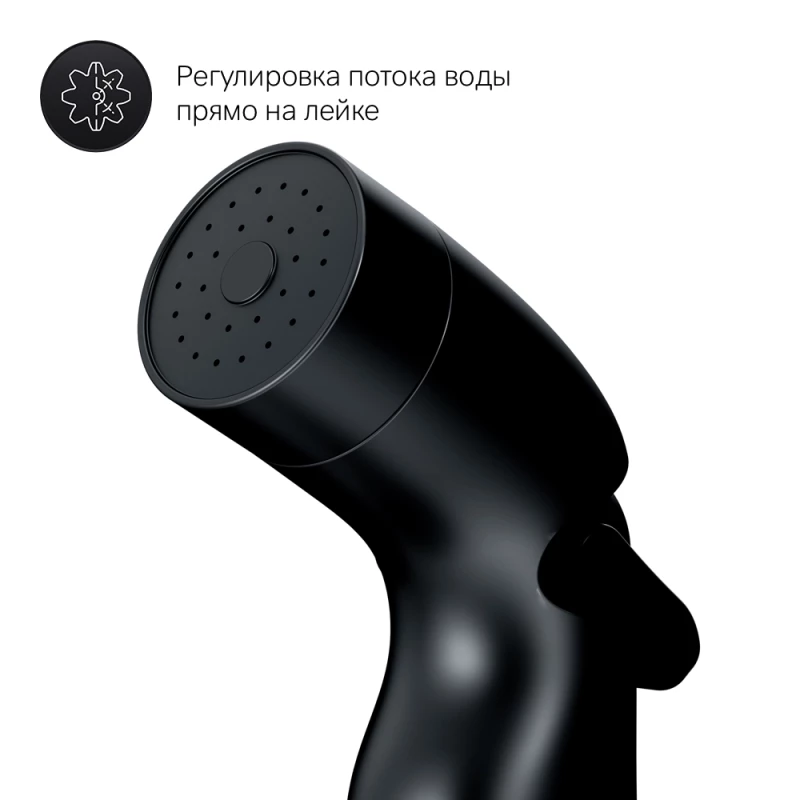Гигиенический душ Am.Pm X-Joy F40P85A22 со смесителем, черный матовый