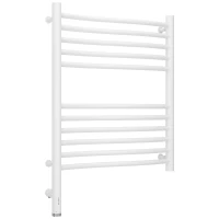 Полотенцесушитель электрический 600x500 белый матовый МЭМ левый Сунержа Флюид 3.0 30-5820-6050