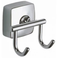 Крючок Fixsen Kvadro FX-61305B двойной, для ванны, хром