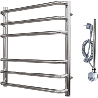 Полотенцесушитель электрический Point Нептун П6 PN09156E 600x532, ТЭН левый/правый, хром