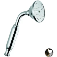 Душевая лейка Emmevi C02542TC/CO 74 мм, 1 режим, хром/золотой