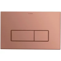 Кнопка смыва Boheme 669-CB для инсталляции, медь матовая