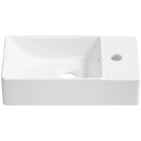 Раковина-чаша Wellsee WC Area 301803000 40x22 см L, рукомойник, белый