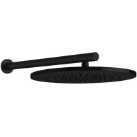 Верхний душ Gessi Gessi316 54148#299 355 мм, с кронштейном, черный матовый