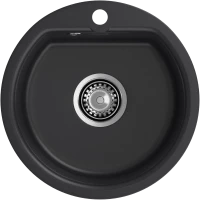 Кухонная мойка GranFest Smart 435 43,4x43,4 см, черный