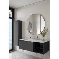 Комплект мебели Armadi Art Quatro Antracite 790-M6-120-A-A + 793-120-W-A + 545-100-GM 121 см L, подвесной, антрацит матовый