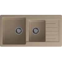 Кухонная мойка GranFest Practik 980KL 97,7x50,3 см, песочный