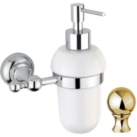 Дозатор для жидкого мыла Cezares Aphrodite APHRODITE-SOIS-03/24-M настенный, золотой