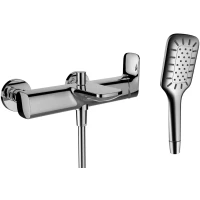 Смеситель для ванны Laufen Cityplus 3.2175.7.004.136.1 с душевым гарнитуром, хром