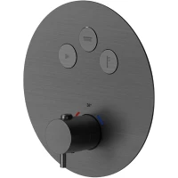 Термостат для ванны Newform X-Steel 316 70427EX.59.064 встраиваемый, оружейная сталь матовый