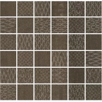 Декор Kerama Marazzi Про Дабл коричневый мозаичный 30x30x0,9 DD201320/MM