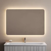 Зеркало Sancos Ray 2.0 RA2T.1200 120x80 см, с LED-подсветкой, сенсорным выключателем, диммером, антизапотеванием