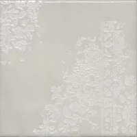 Декор Адриатика 3 серый глянцевый 20x20