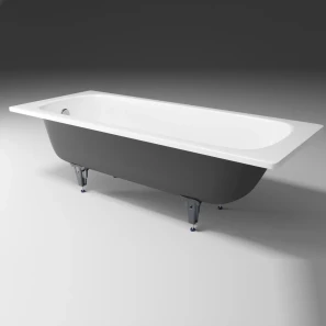 Изображение товара стальная ванна 170x70 см iberica blanca aranda ib-ar-170-70-39-sg