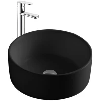 Раковина-чаша Aquatek AQ5118-MB 40x40 см, накладная, черный матовый