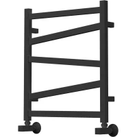 Полотенцесушитель водяной Point Феникс П5 PN15156B 600x530, черный матовый