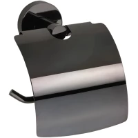 Держатель туалетной бумаги Bemeta Hematit 159112012 черный глянец
