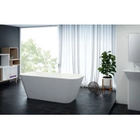 Ванна из литьевого мрамора Cezares Titan TITAN-SQUARE-170-70-57 170x70 см, отдельностоящая, белый