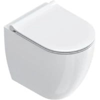 Унитаз приставной Catalano Sfera 0512500001 безободковый, торнадо, белый глянец