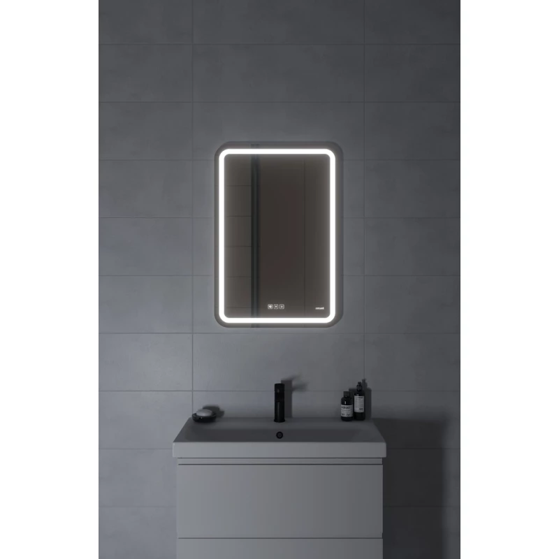 Зеркало 55x80 см Cersanit Design Pro LU-LED051*55-p-Os