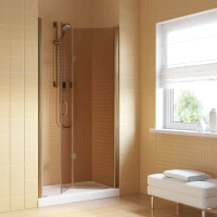 Душевая дверь Vegas Glass GPS LUX 70 05 05 R 70 см R, профиль бронза, стекло бронза