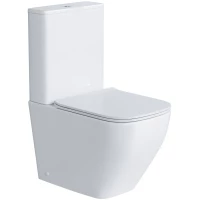 Унитаз-компакт Grossman GR-4453S безободковый, с сиденьем микролифт, белый