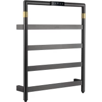 Полотенцесушитель электрический Wonzon & Woghand Koln WW-A6014-GM 582,5x475, с подсветкой, темный графит матовый