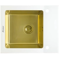 Кухонная мойка Seaman Eco Glass SMG-610W-Gold.B