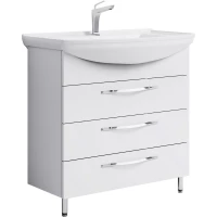 Тумба белый глянец 81,6 см Aqwella Аллегро Agr.01.08/3