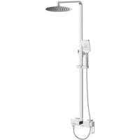 Душевая система 220 мм BelBagno Luce LUC-DOCM-CRM