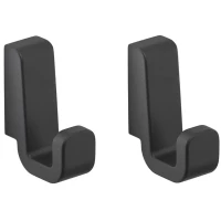 Комплект крючков Gedy Samoa A827(14) для ванны, черный матовый